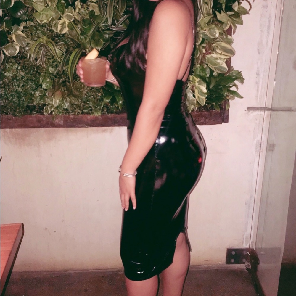 Latex dress